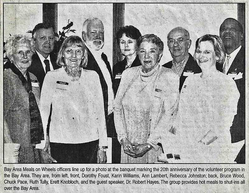 BAMOW Board of Directors at the 20th Anniversary, 2002