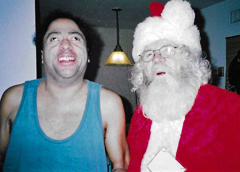 BAMOW holiday outreach with Santa Claus, 2004