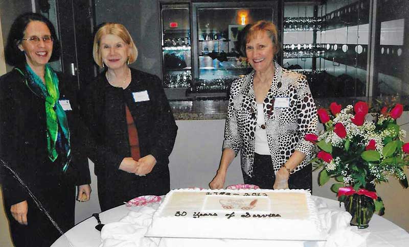 30th Anniversary celebration cake at the JSC Gilruth Center, 2012
