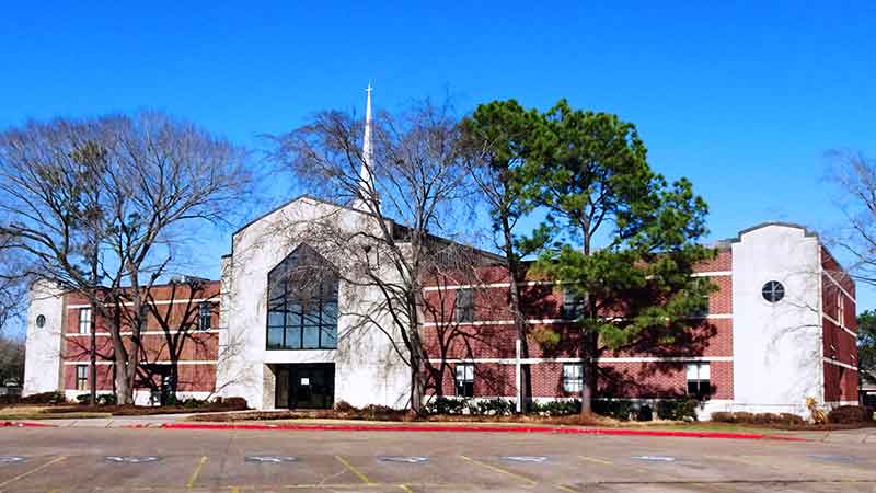House of Prayer Lutheran Church on Space Center Blvd — mailing address of Bay Area Meals on Wheels